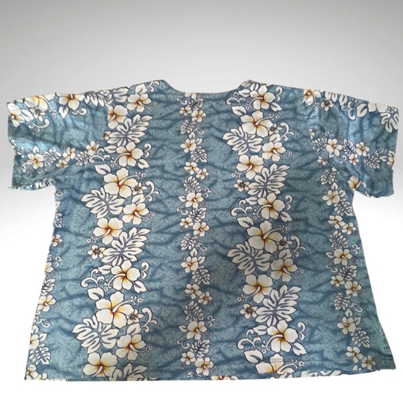Hawaiian Togs Medical Scrub Pullover Floral Print Top Size 2X - Picture 4 of 16